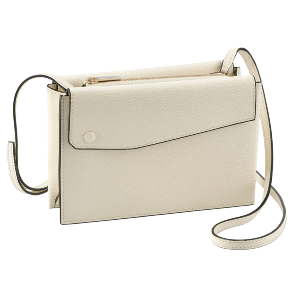 Valextra Pocket Mini Shoulder Bag White - Picture 1 of 9